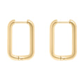 Rectangle Gold Huggies