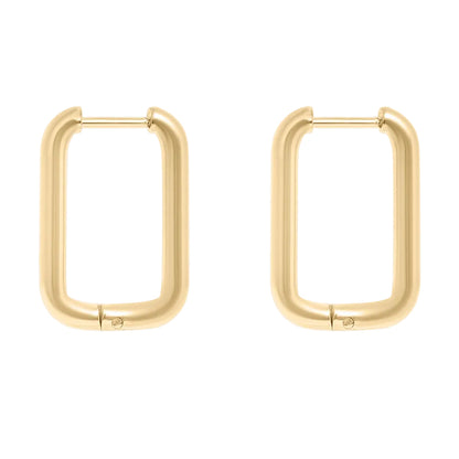 Rectangle Gold Huggies