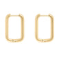 Rectangle Gold Huggies