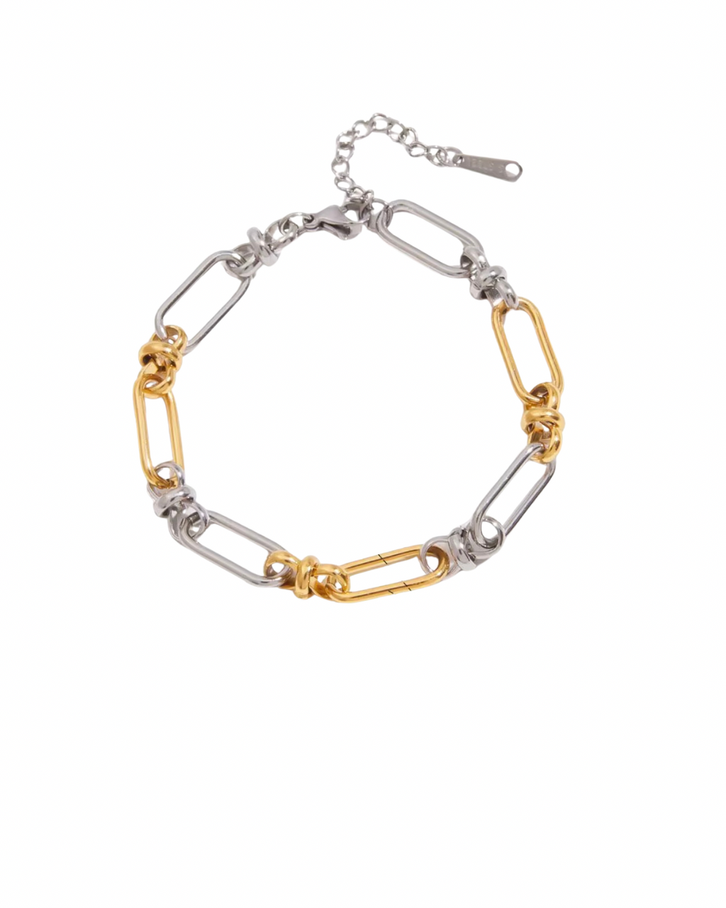 Gilded paperclip Bracelet