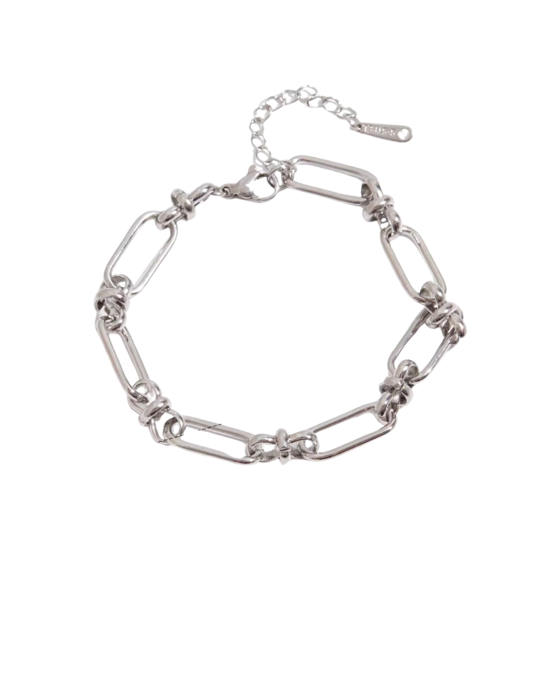 Gilded paperclip Bracelet