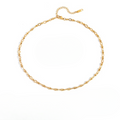 Textured Oval Link Chain