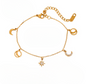 Dainty Celeste Charm Bracelet