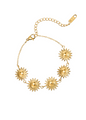 Sunflower Gold Bracelet