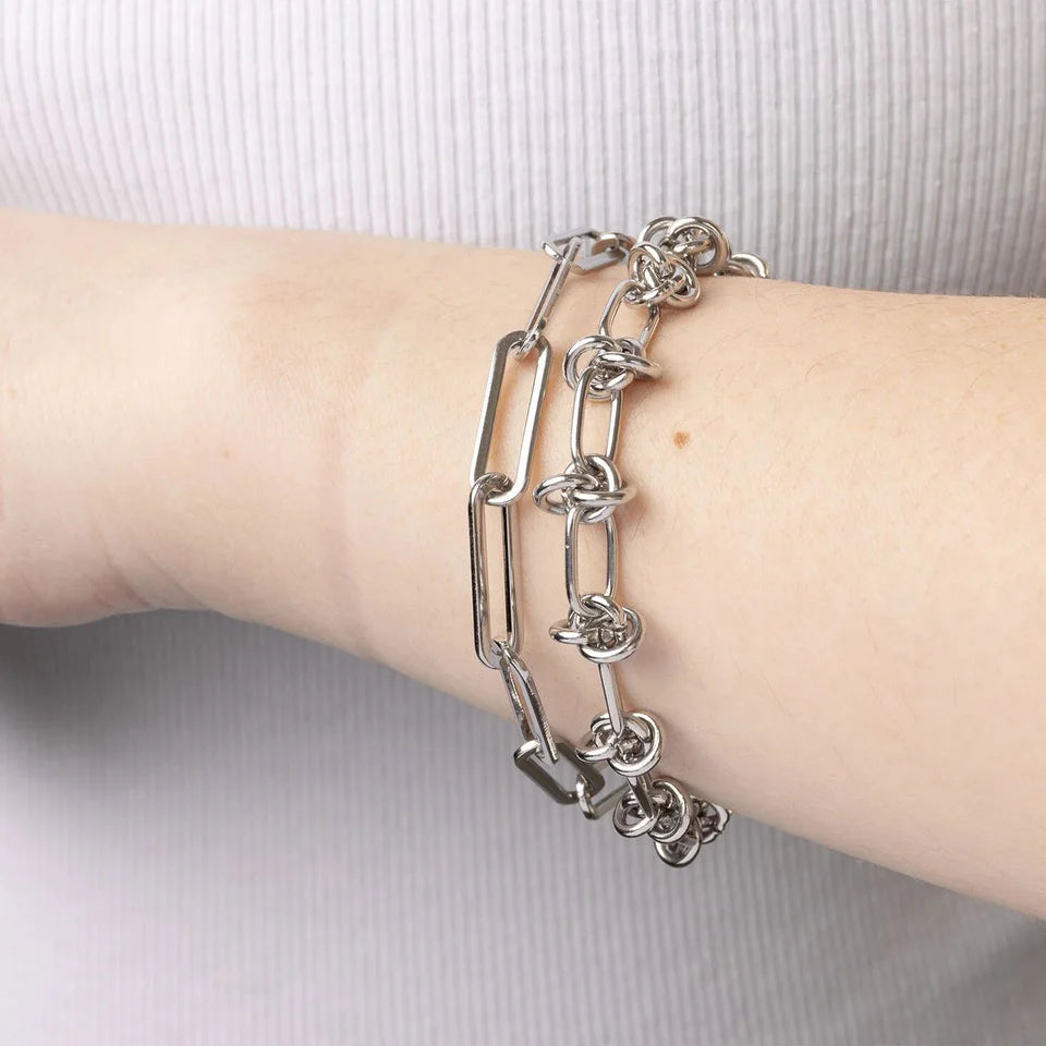 Silver Barbed Wire bracelet
