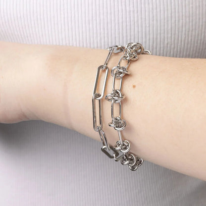 Silver Barbed Wire bracelet