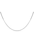 Round Snake Silver Chain