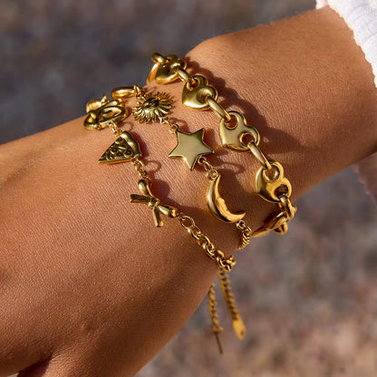 Gold Foodie Bracelet