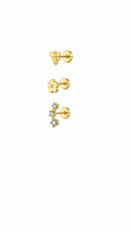 Honey Bee Flat back Studs