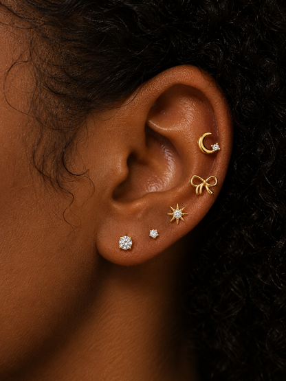 Starry Night Flat Back Studs