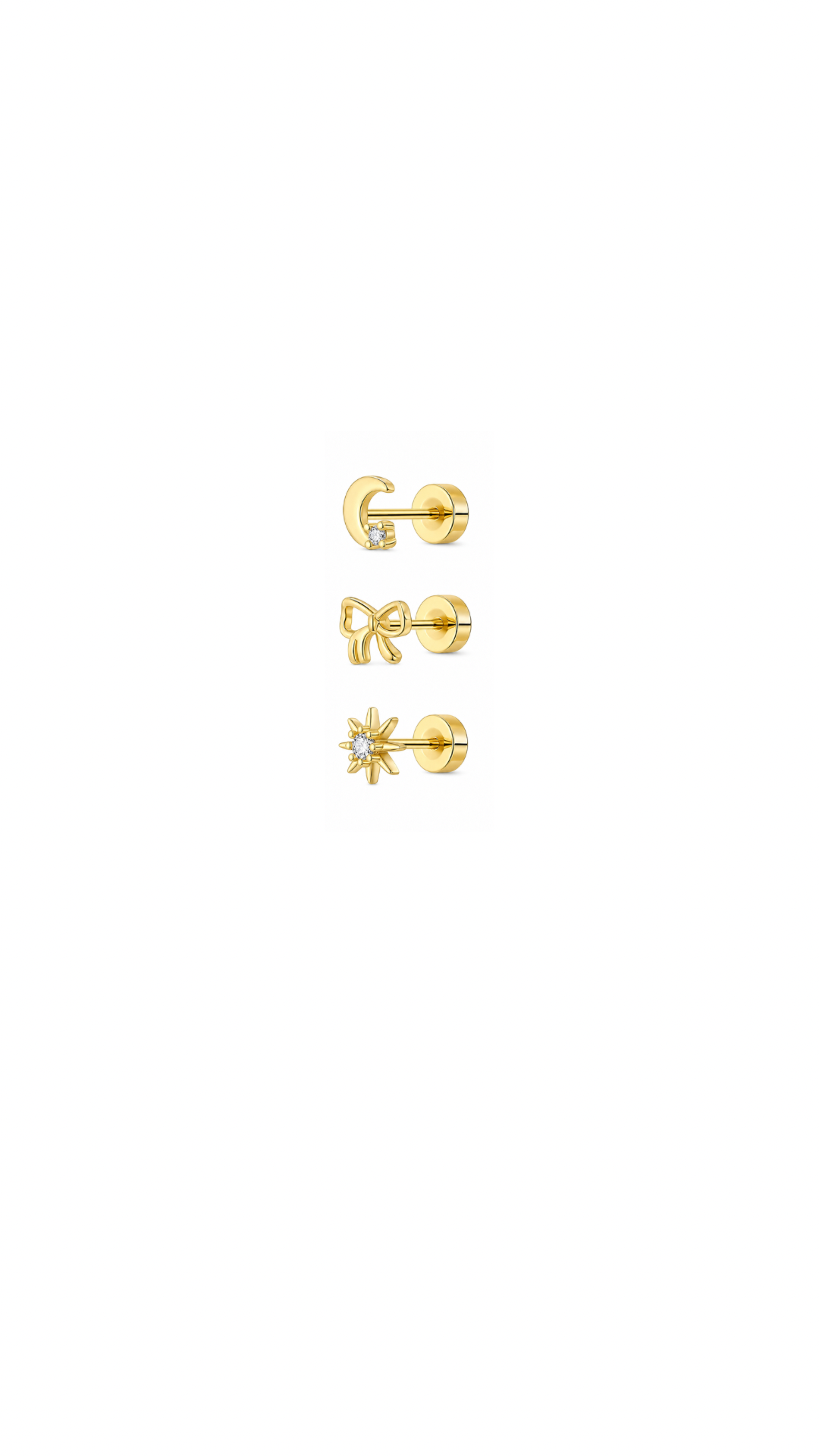 Starry Night Flat Back Studs