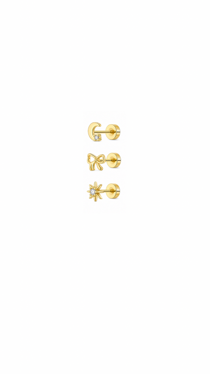 Starry Night Flat Back Studs
