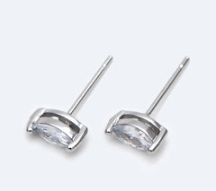 Clarissa 14k Gold Dipped CZ Studs