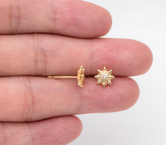Alexis Studs 18k Gold dipped